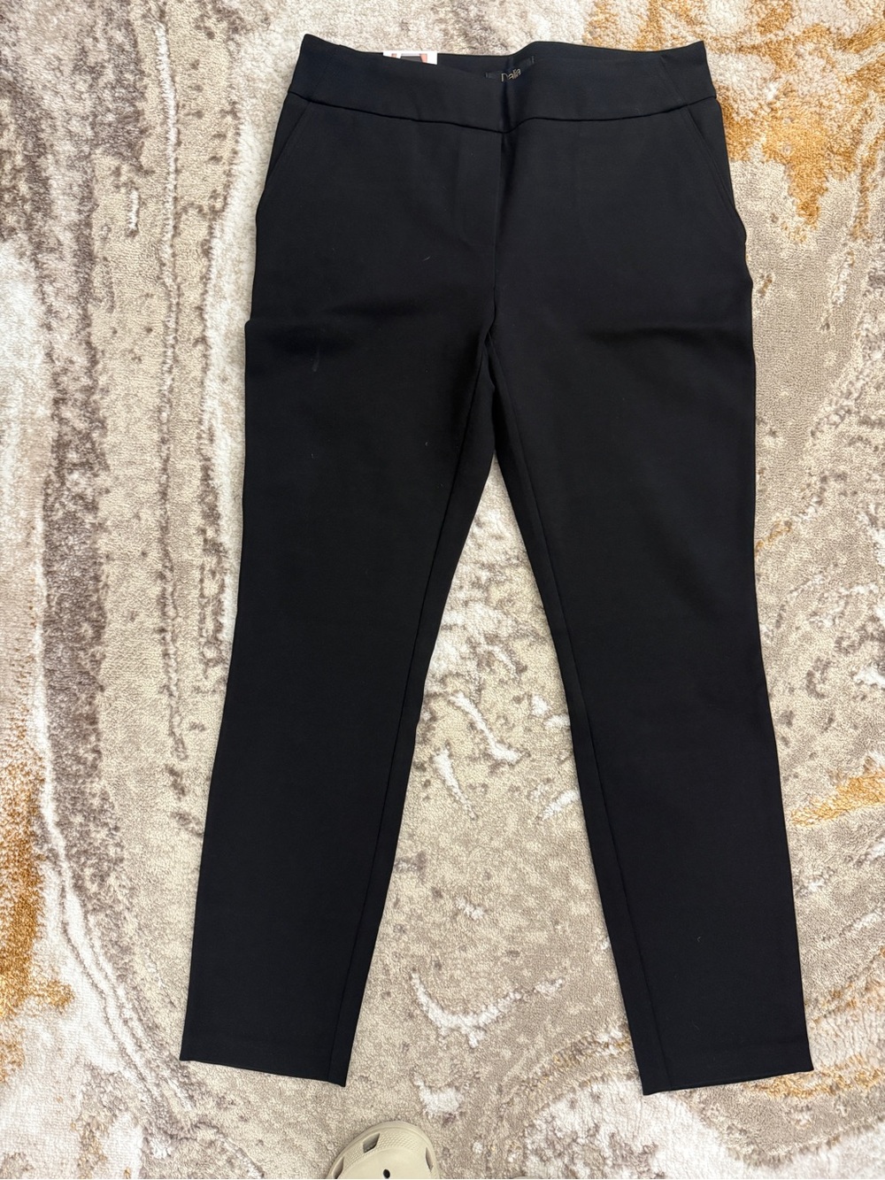 Dalia Black Stretch Waistband Pants